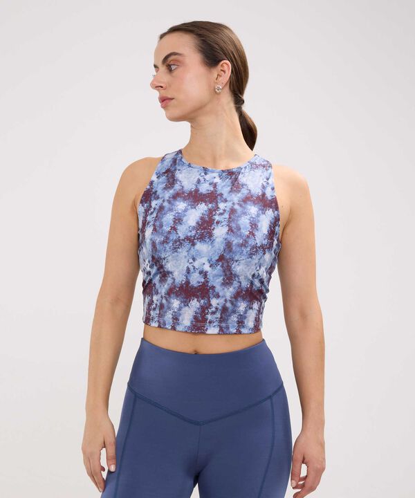 Camiseta Para Mujer, Silueta Corta Estampada image number null