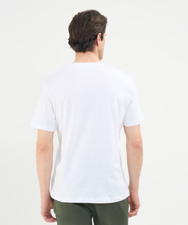Camiseta Estampada con Bolsillo
