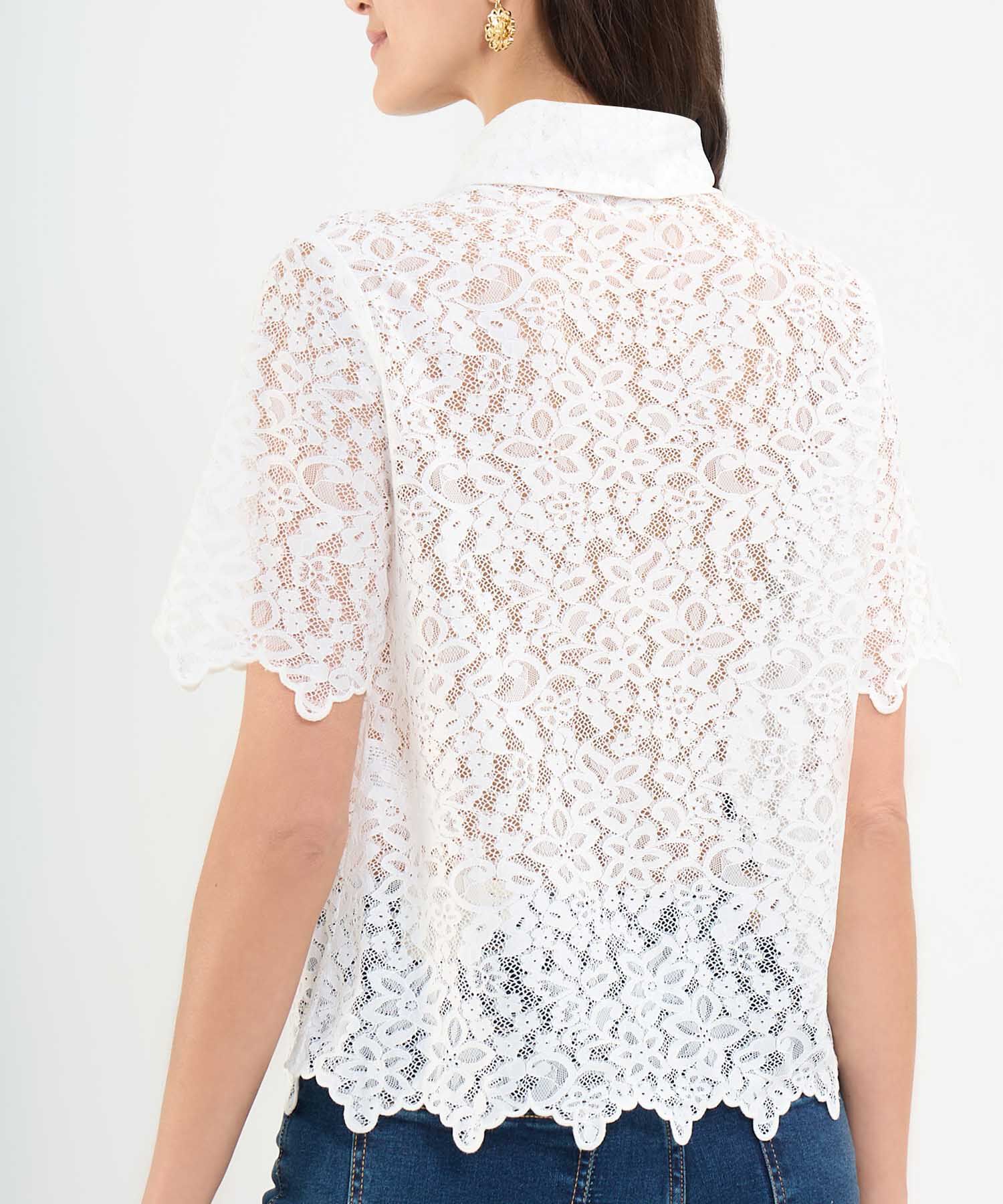 Camisa en Encaje