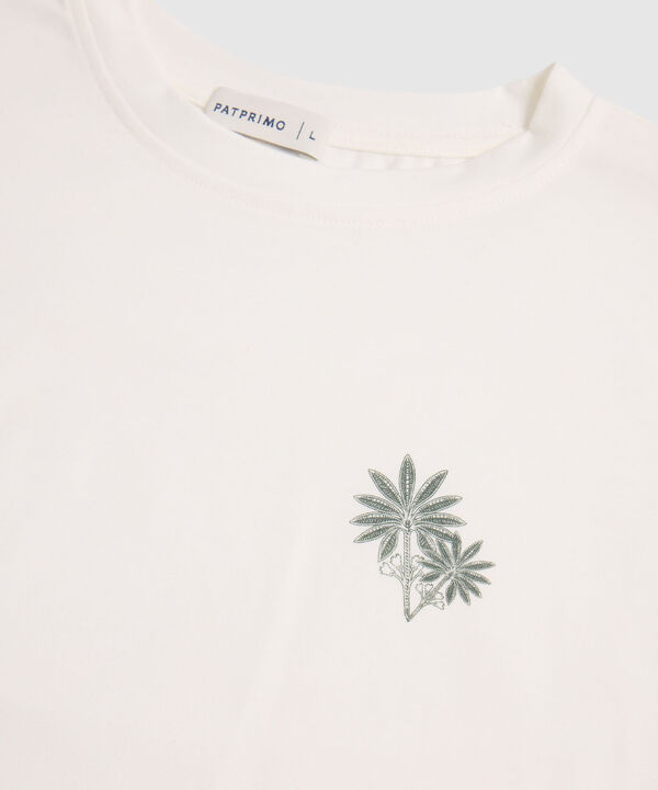 Camiseta Holgada Bordado Discreto Mujer image number null