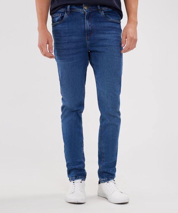 Jean Skinny Tono Azul Medio Oscuro image number null