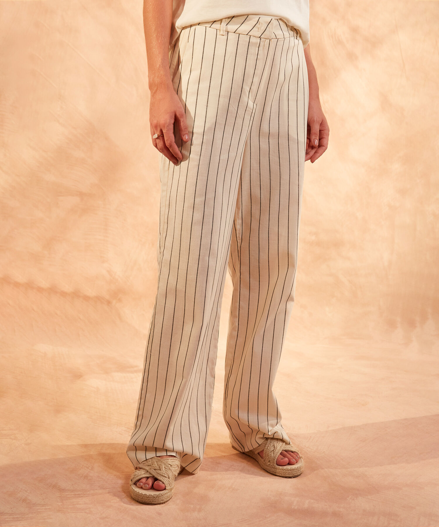 Pantalón Rayas Bota Ancha