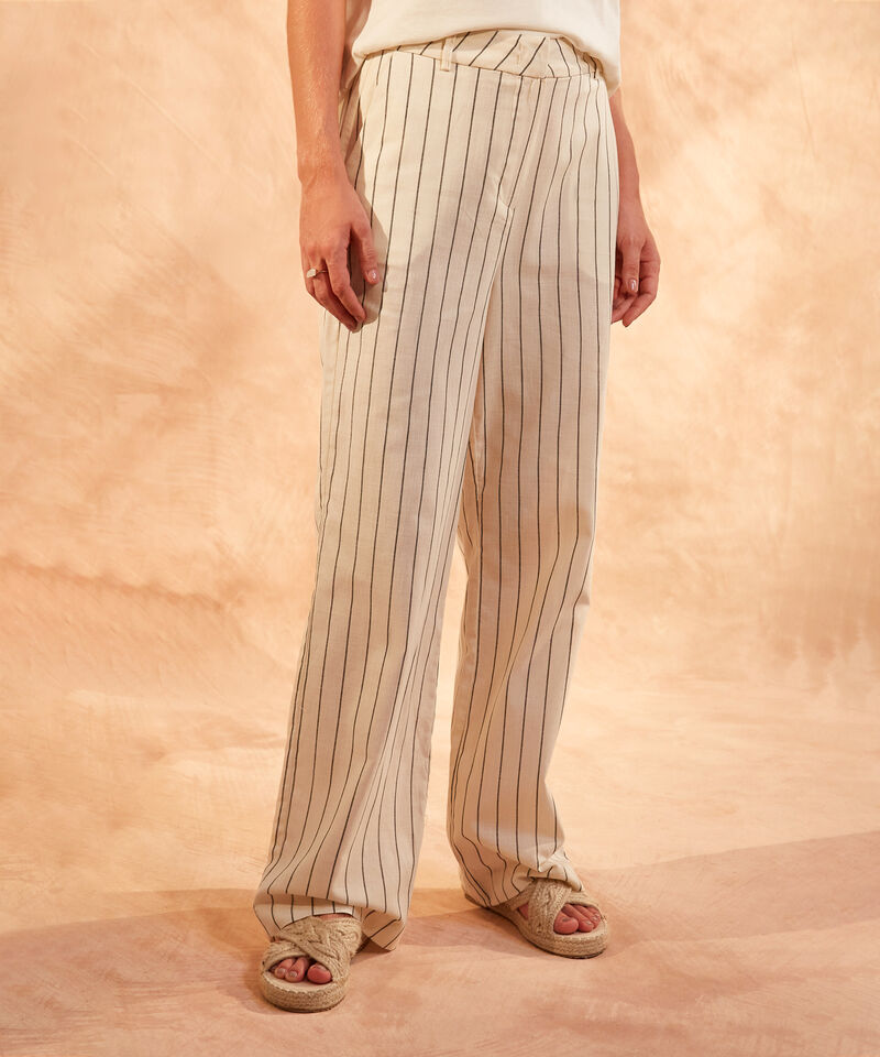 Pantalón Rayas Bota Ancha
