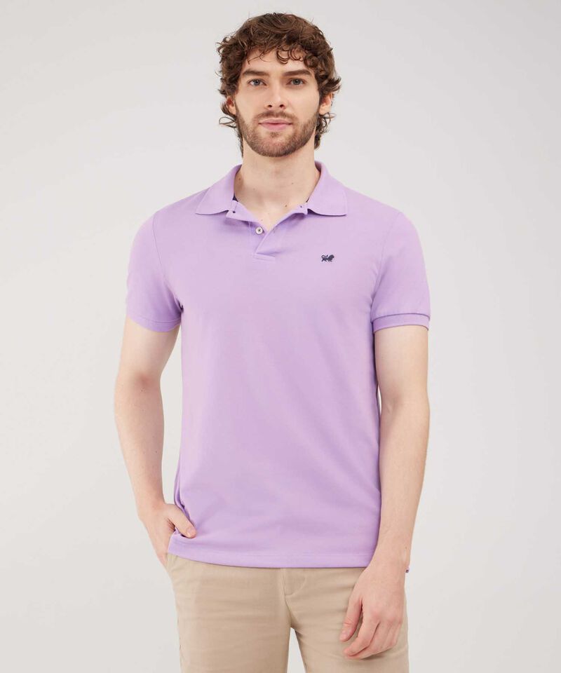 Polo Tejido Unicolor Cuello Y Puños Tejidos,Sin Bolsillo Con Hiladillo.
