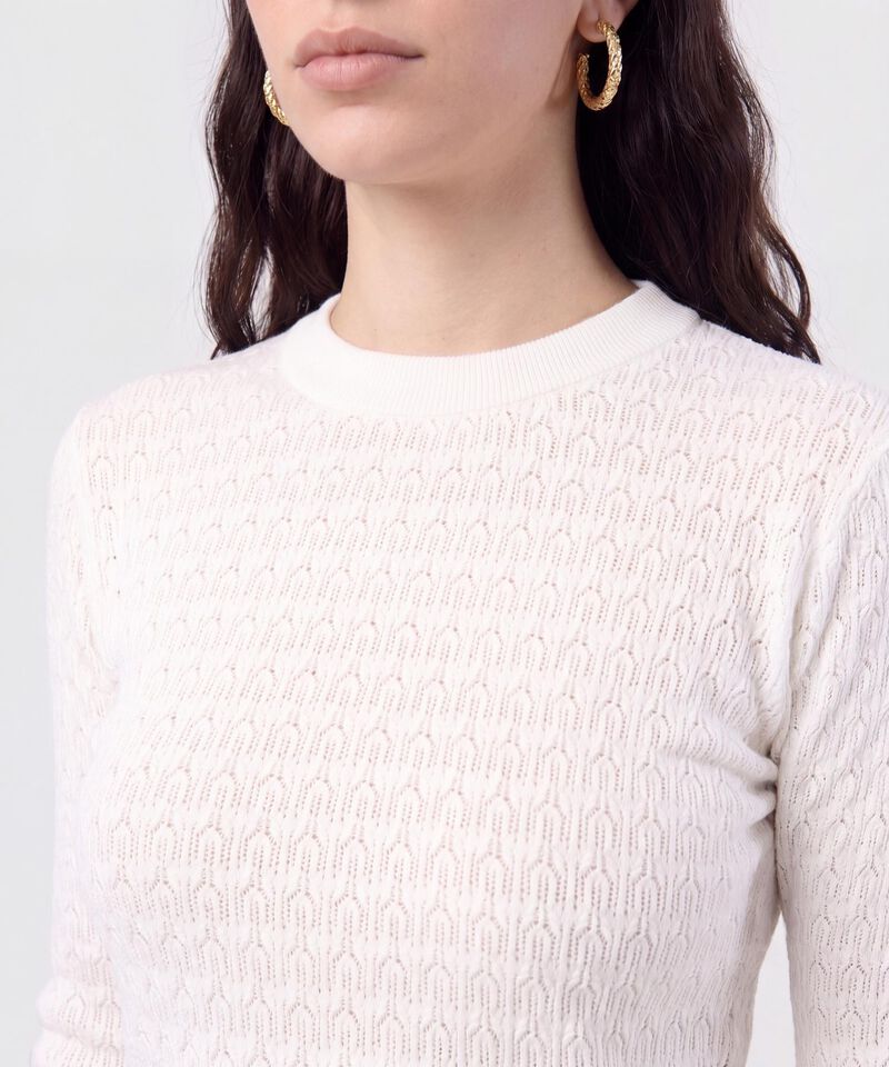 Saco de Punto Calado para Mujer