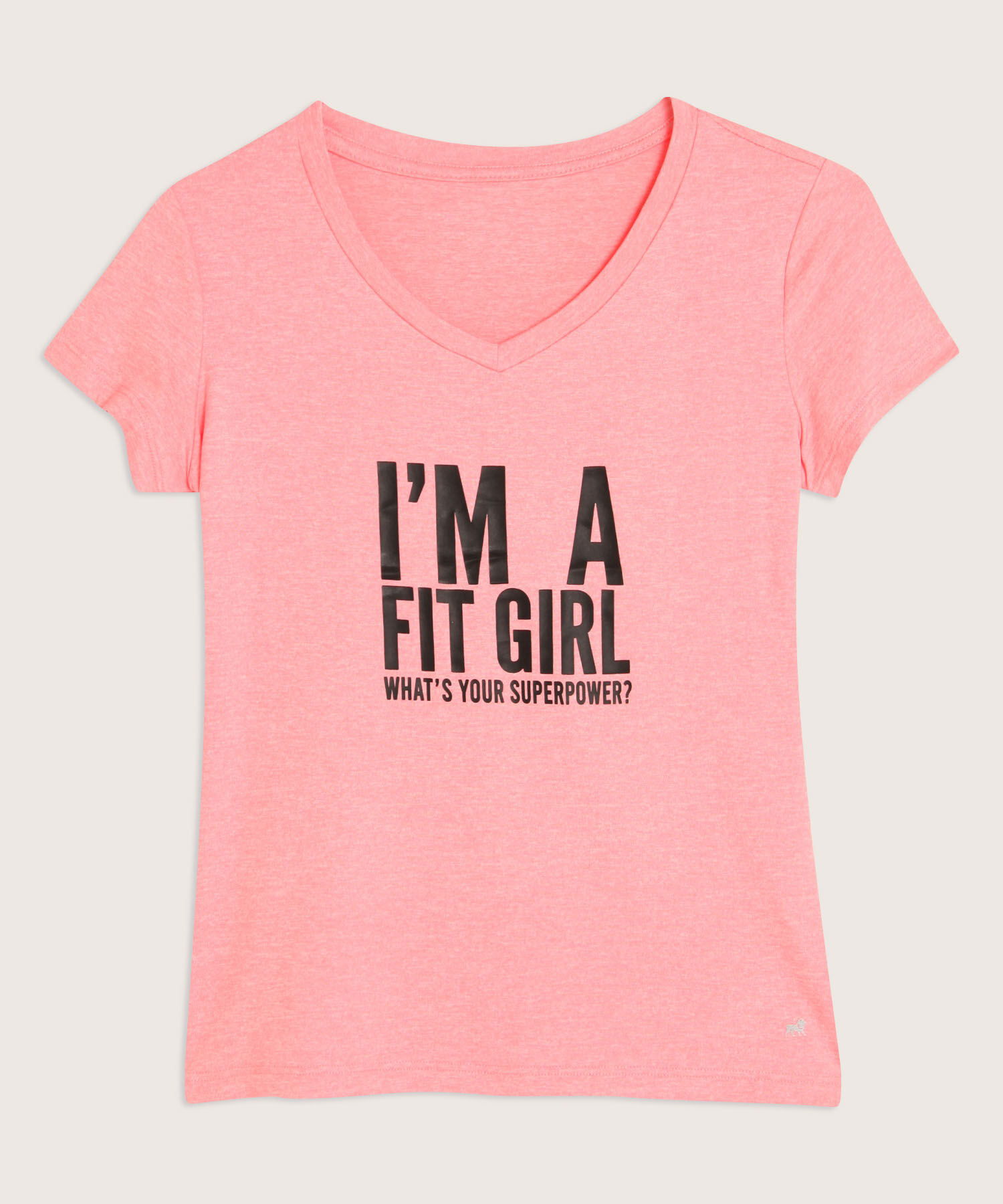Camiseta Cuello V Jaspe mas Screen