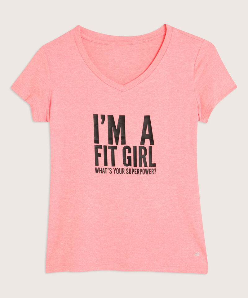 Camiseta Cuello V Jaspe mas Screen