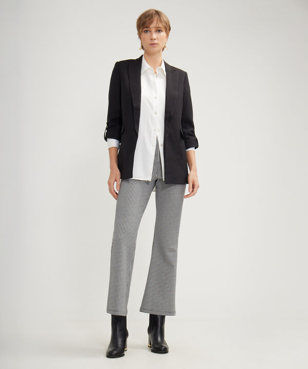 Legging Flare Estampado Tiro Alto image number null