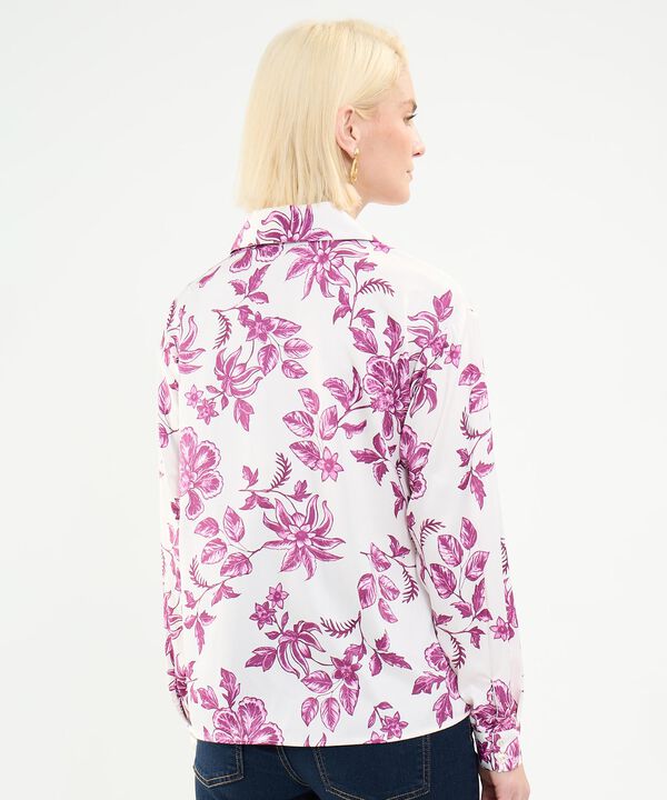 Blusa Satinada Estampada