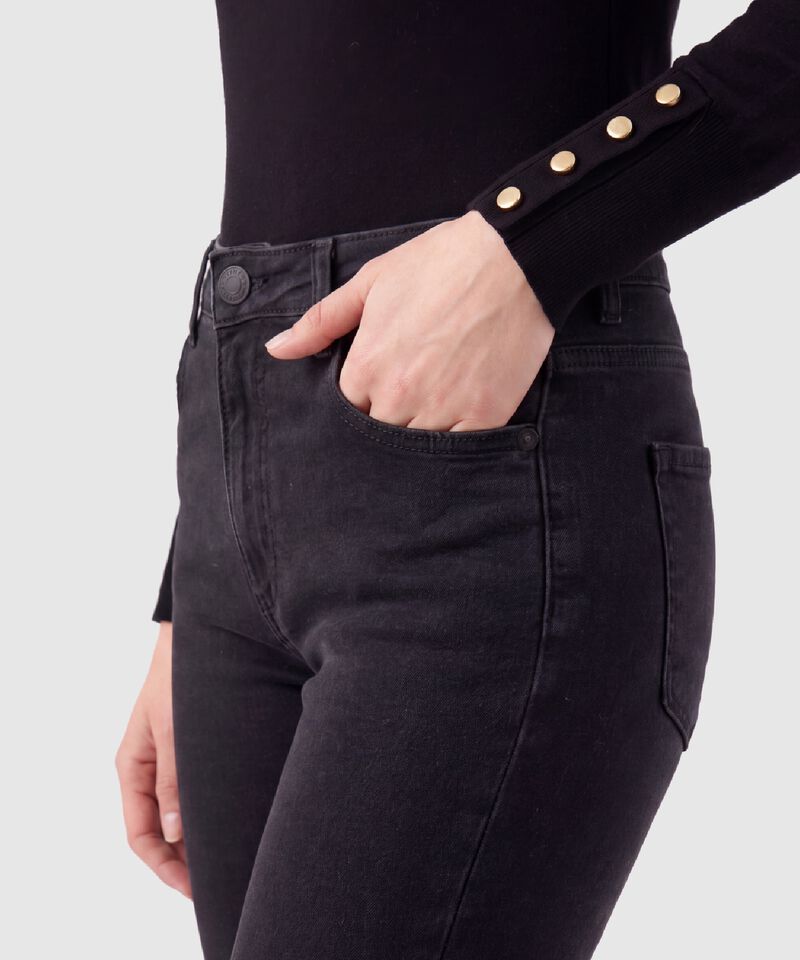 Jeans De Corte Flare Para Mujer
