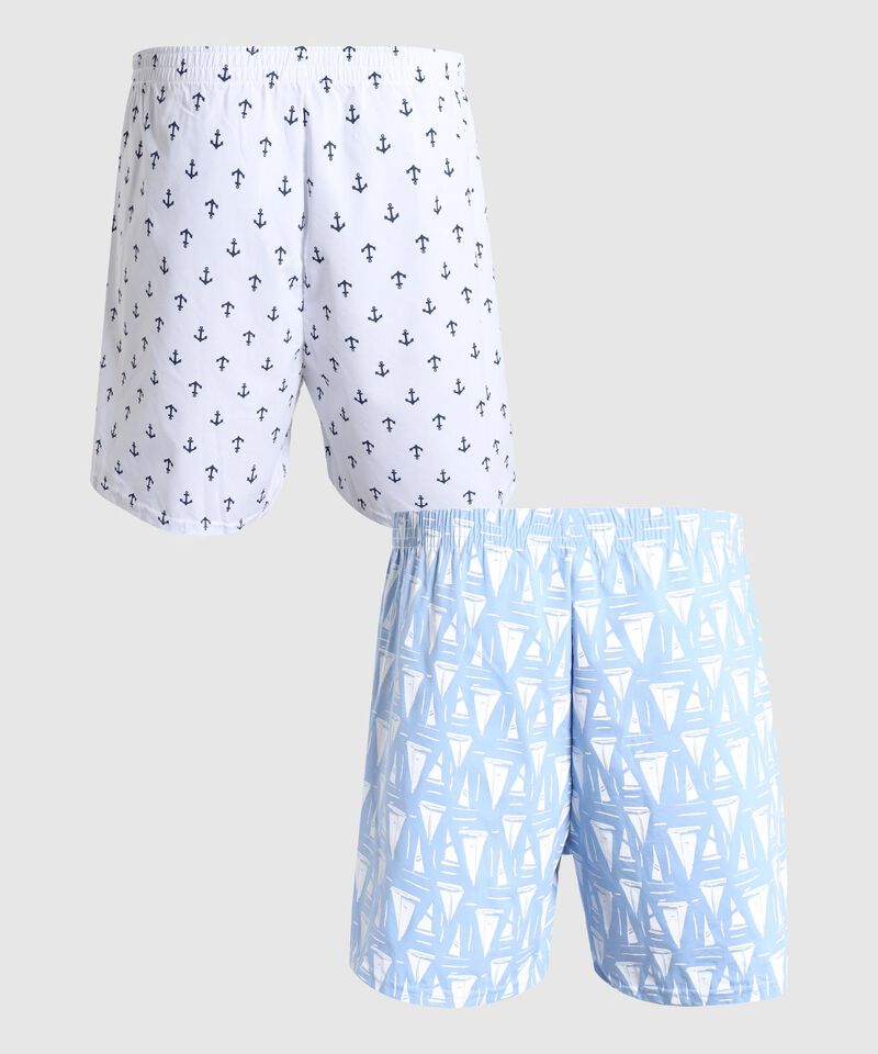 Pack X 2 Boxer Amplios Estampados