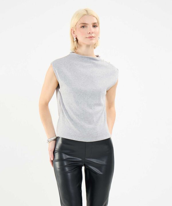 Camiseta con Botones image number null