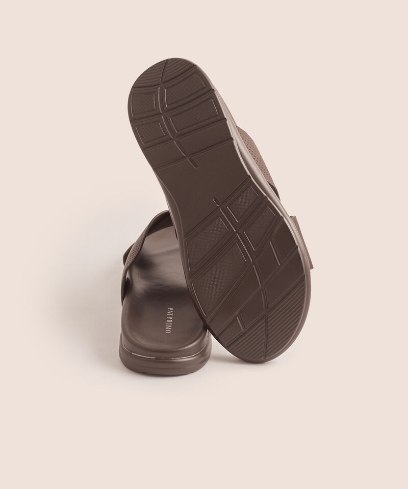 Sandalia Slide De Tiras Cruzadas Masculina