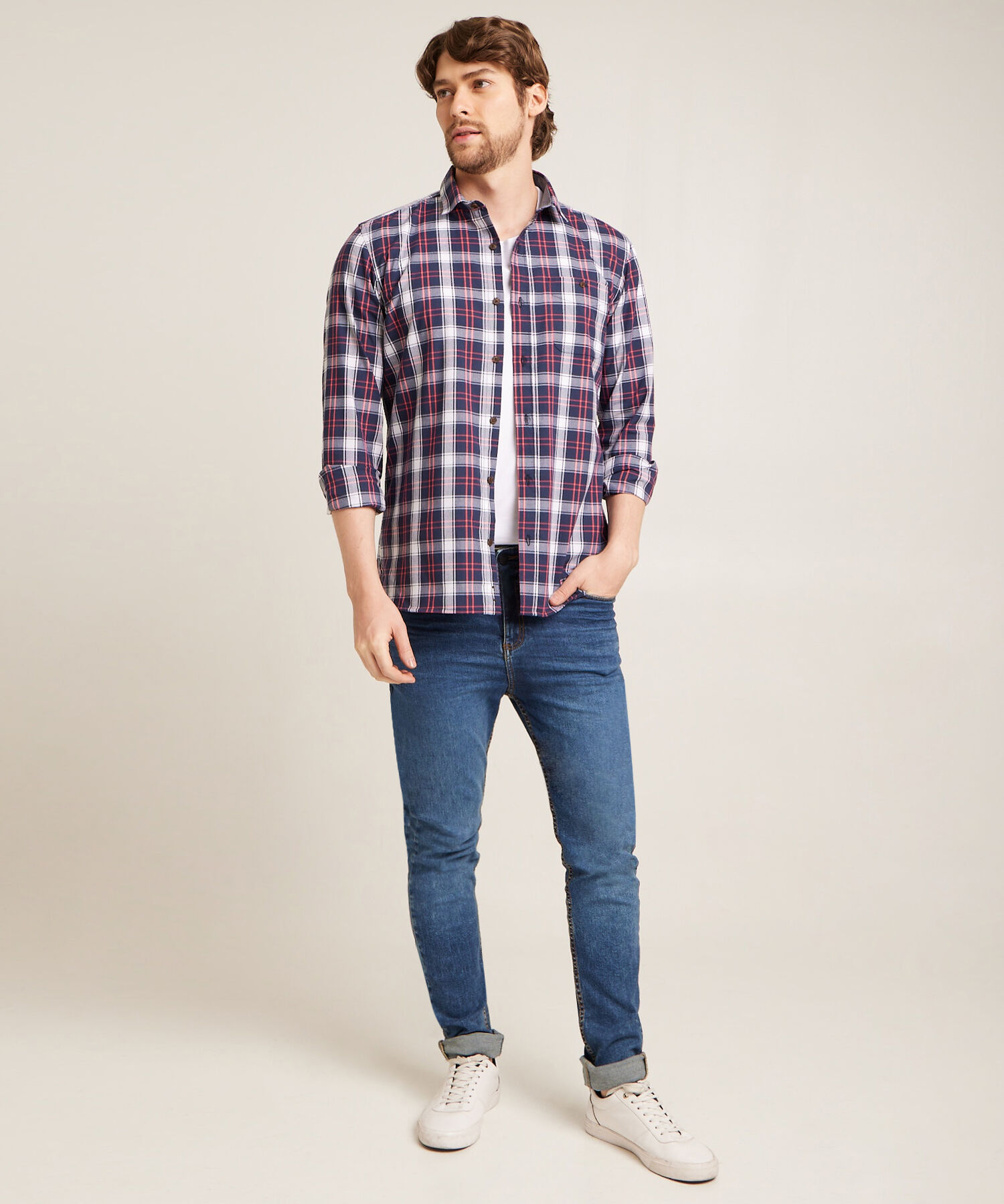 Jean Skinny Tono Medio