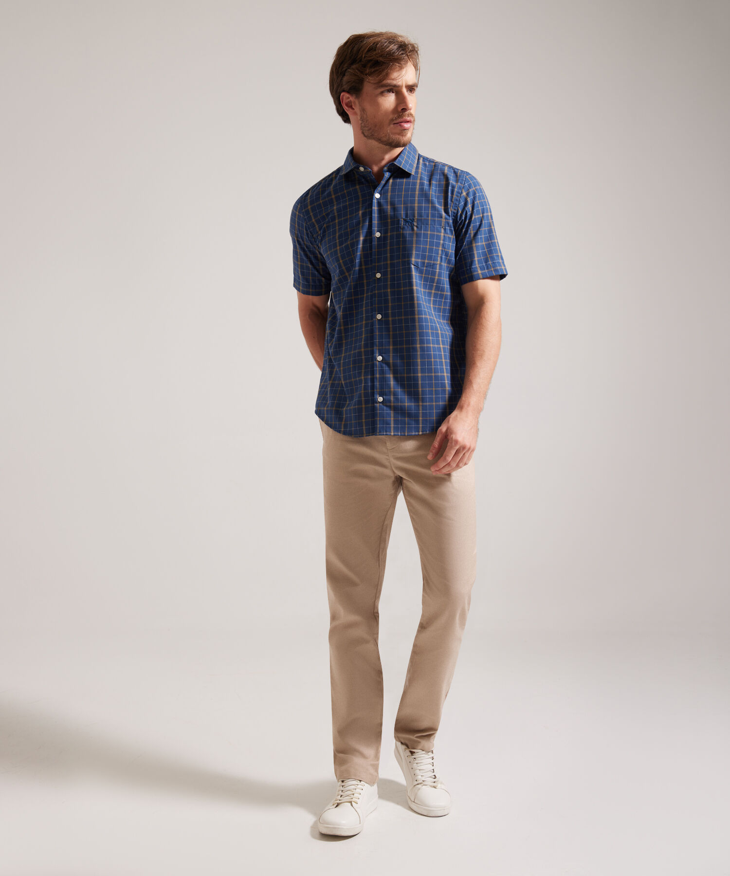 Camisa Preteñida A Cuadros