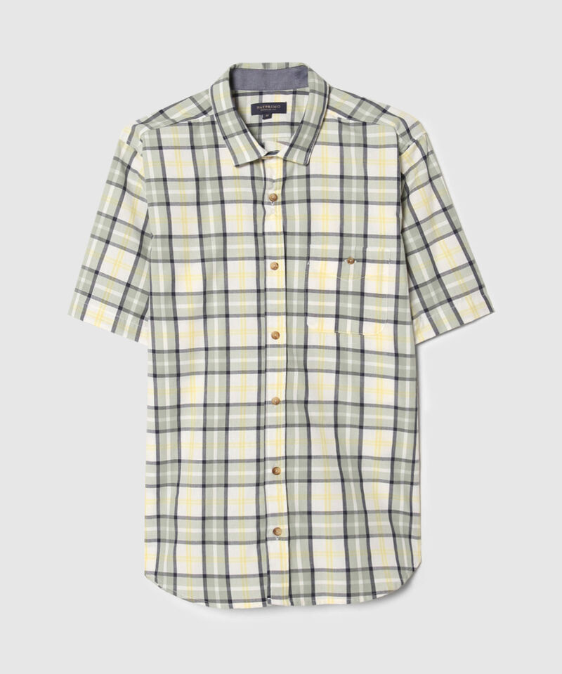 Camisa Manga Corta Con Bolsillo
