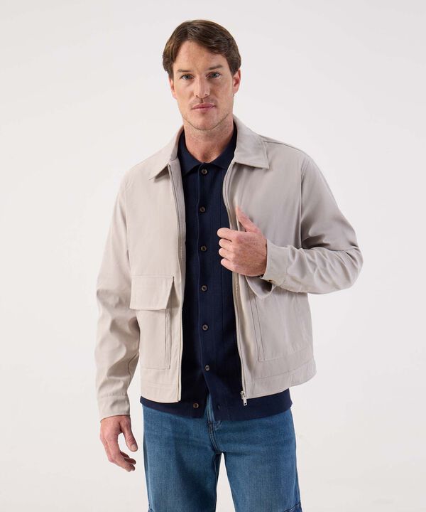 Chaqueta Ligera de Hombre Estilo Harrington