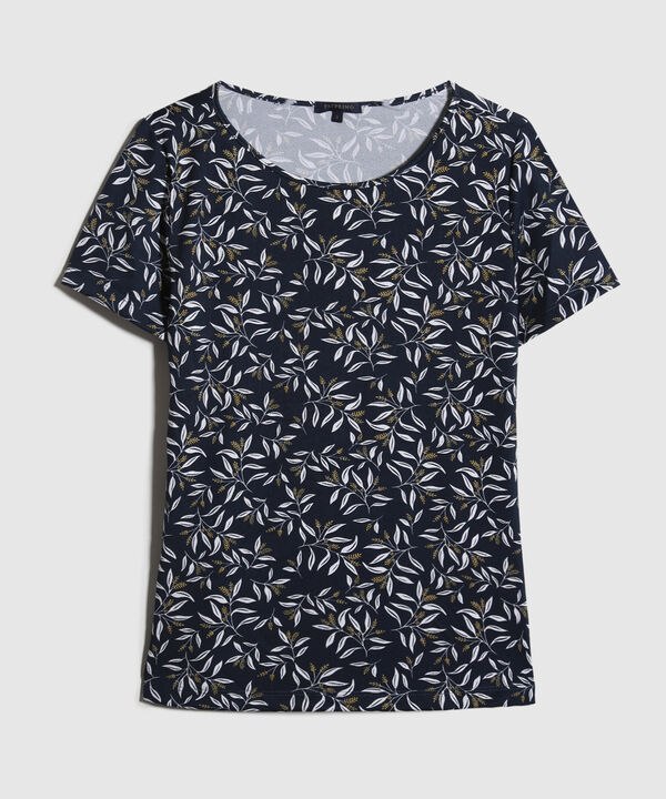 Camiseta manga corta estampada