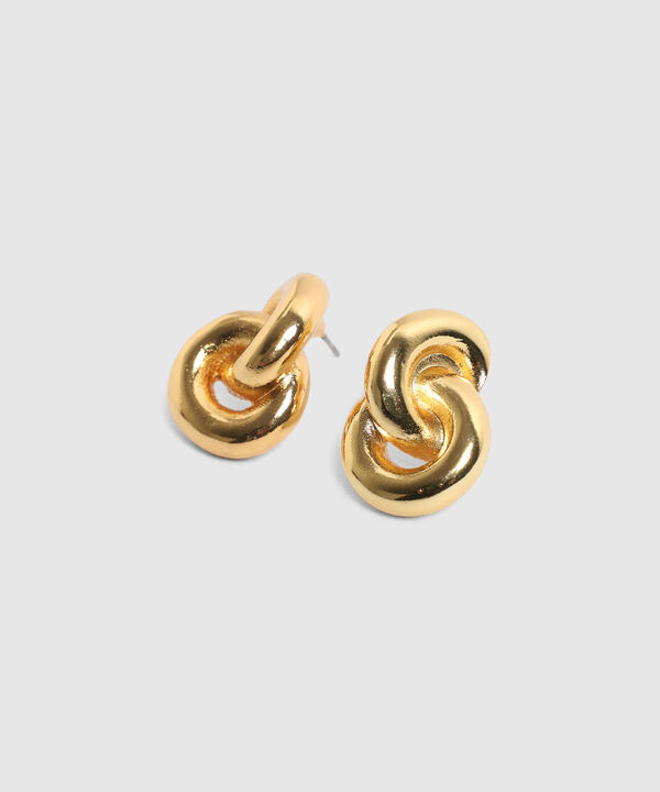Set De Collar Y Aretes Nudos Mujer