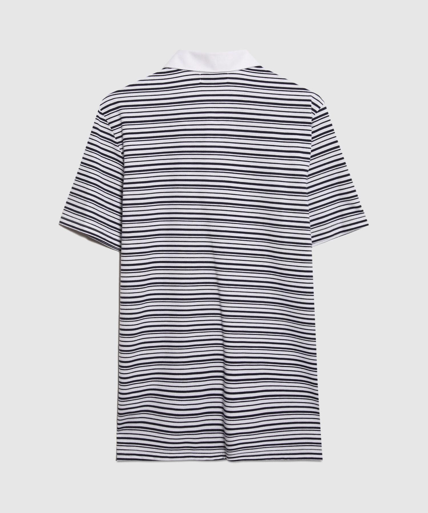 Polo Cuello Duro con Franjas