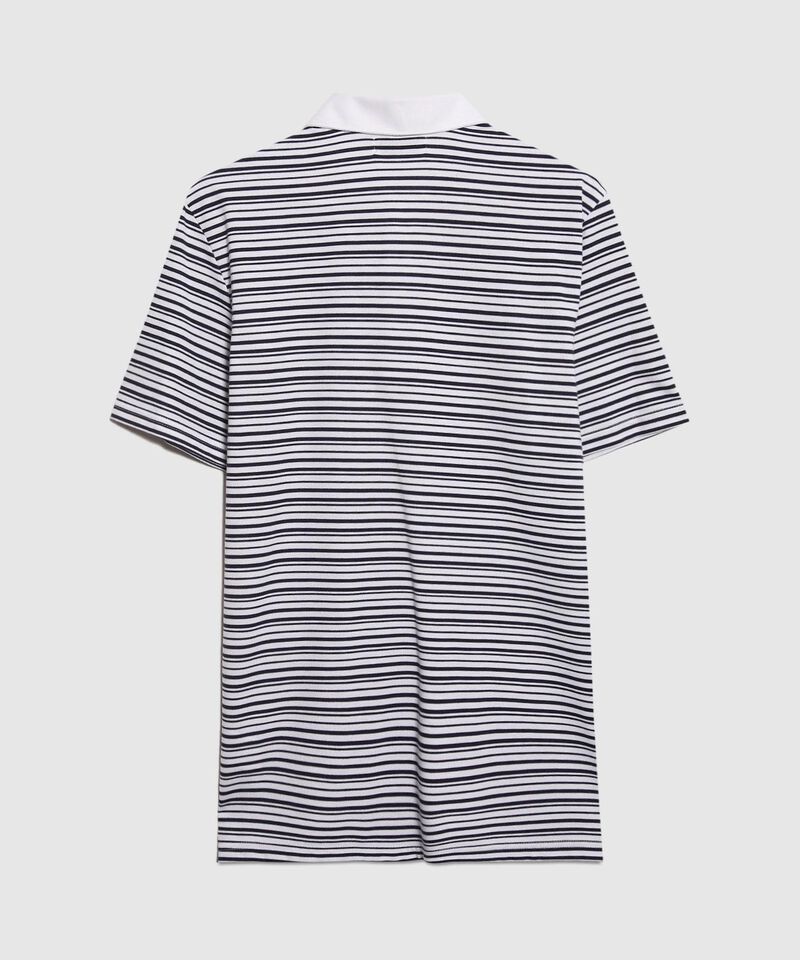 Polo Cuello Duro con Franjas