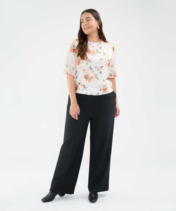 Camiseta Estampada en Mesh image number null