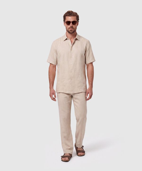 Camisa Guayabera Fresca Para Hombre