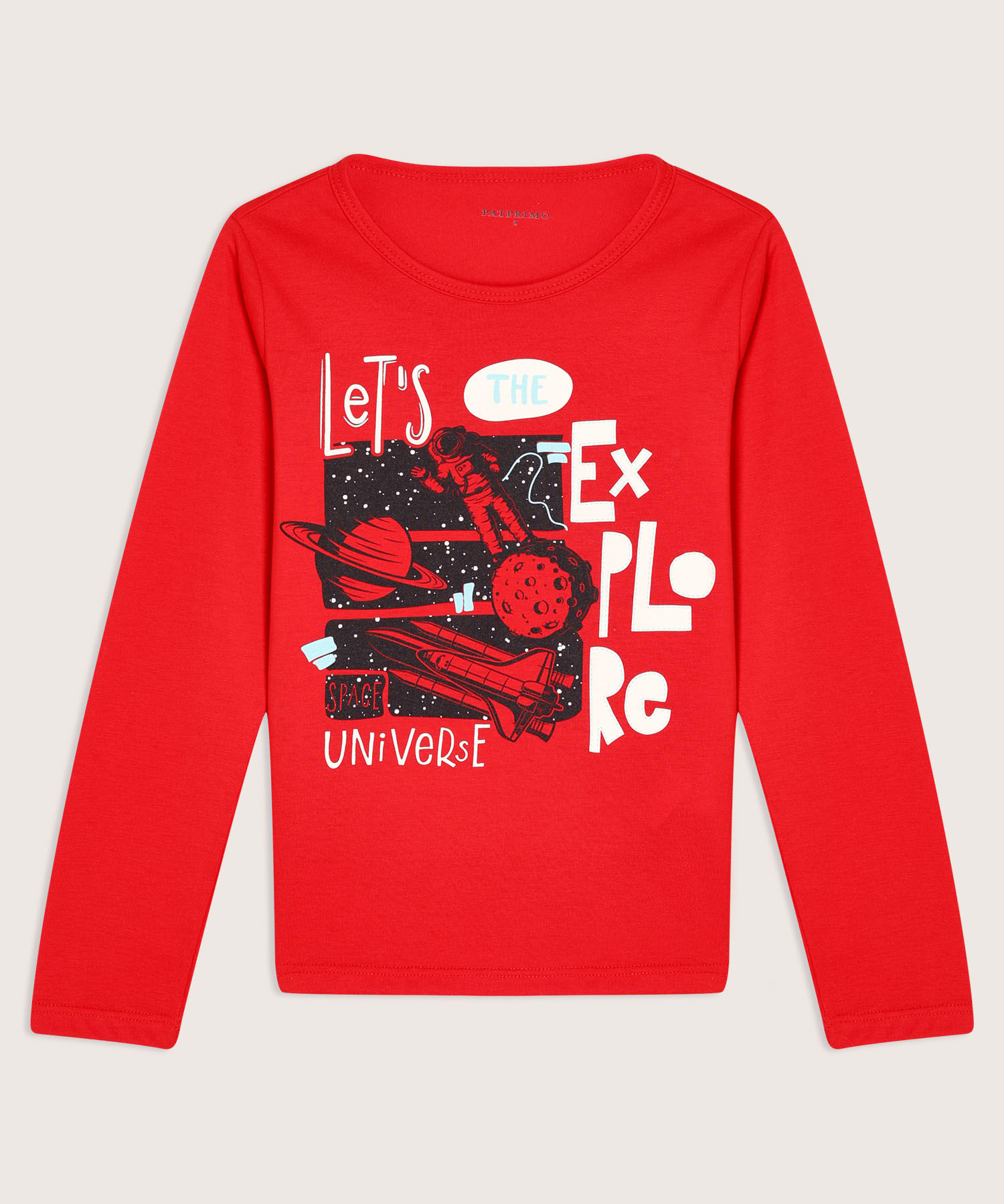 Pijama Camiseta Manga Larga