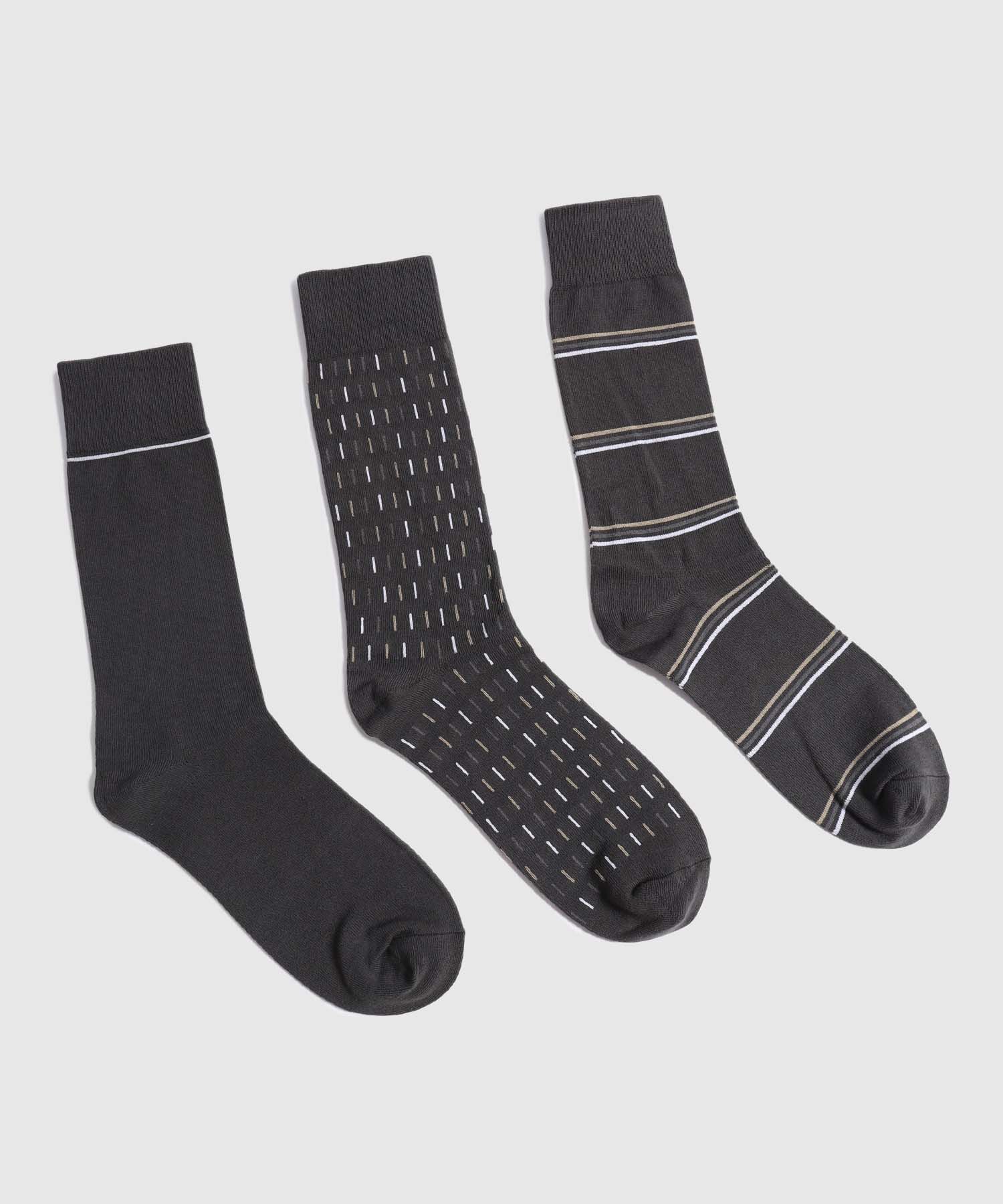 Pack X3 Medias Caña Larga Estampadas