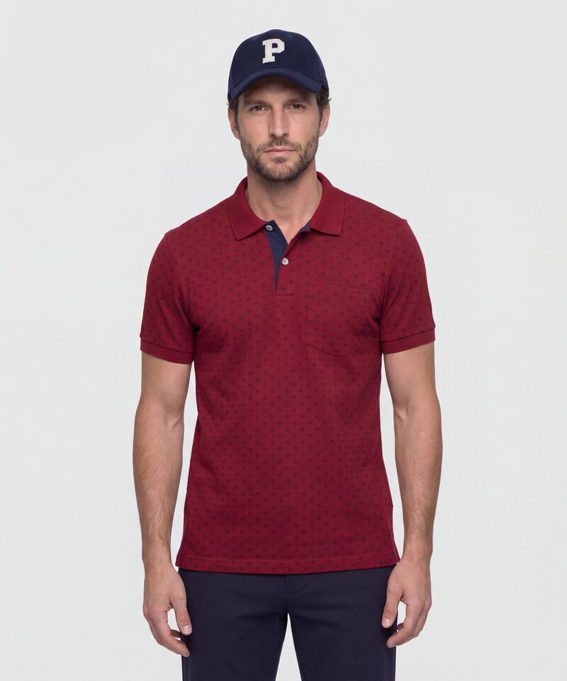 Polo Corte Slim Fit Blanco