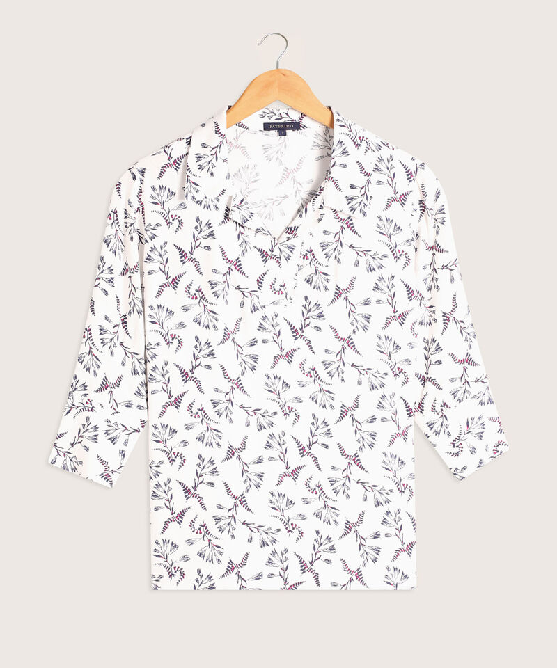 Camisa Manga 3/4 Estampada