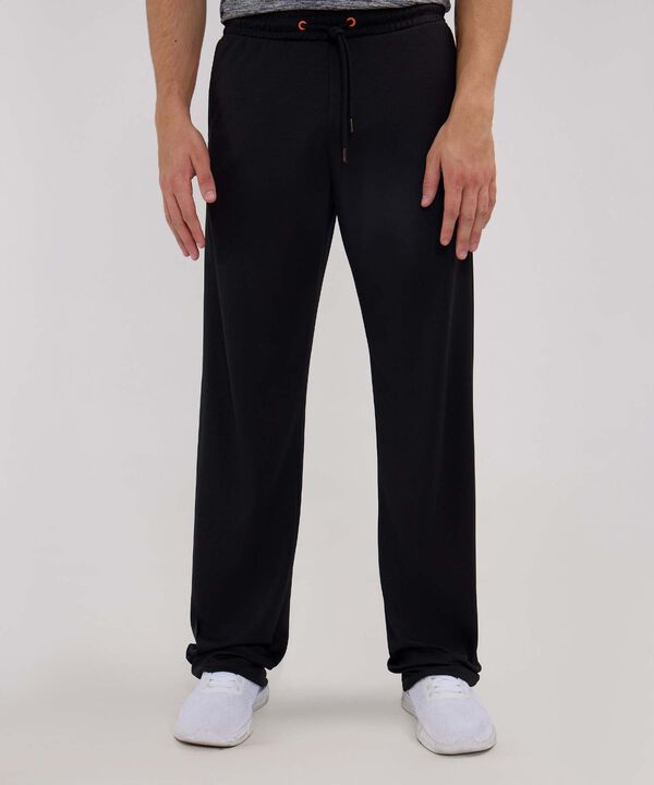 Pantalon Punto Con Cortes En Contraste image number null