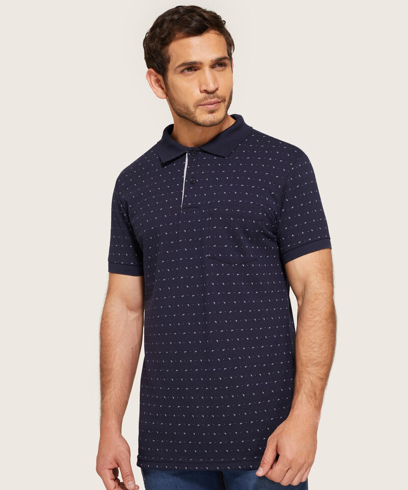 Polo Corte Slim Fit Blanco
