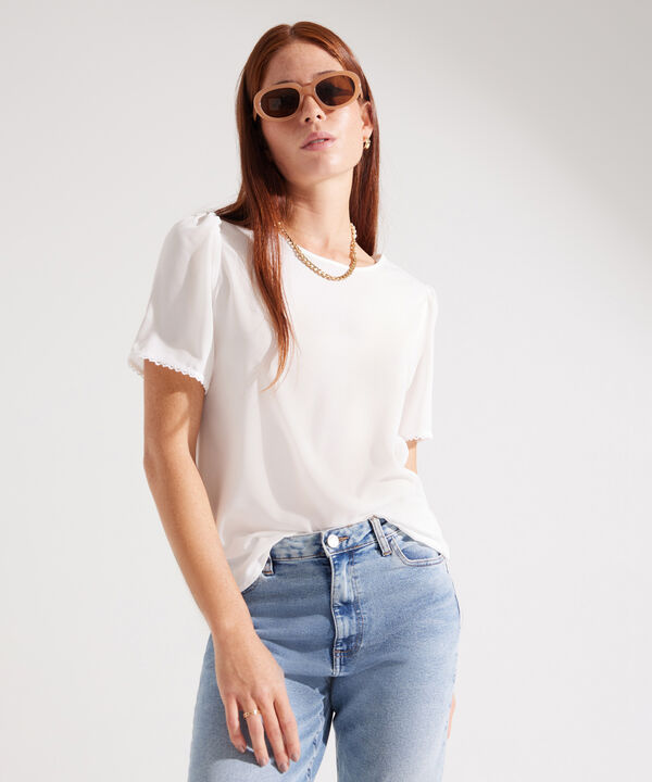 Blusa con Escote Redondo