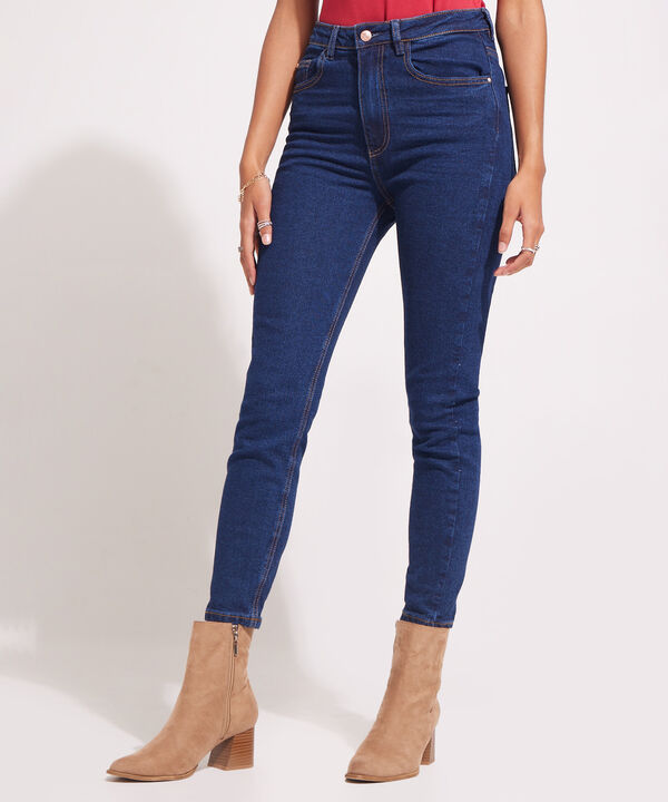 Jean Skinny Tiro Alto image number null