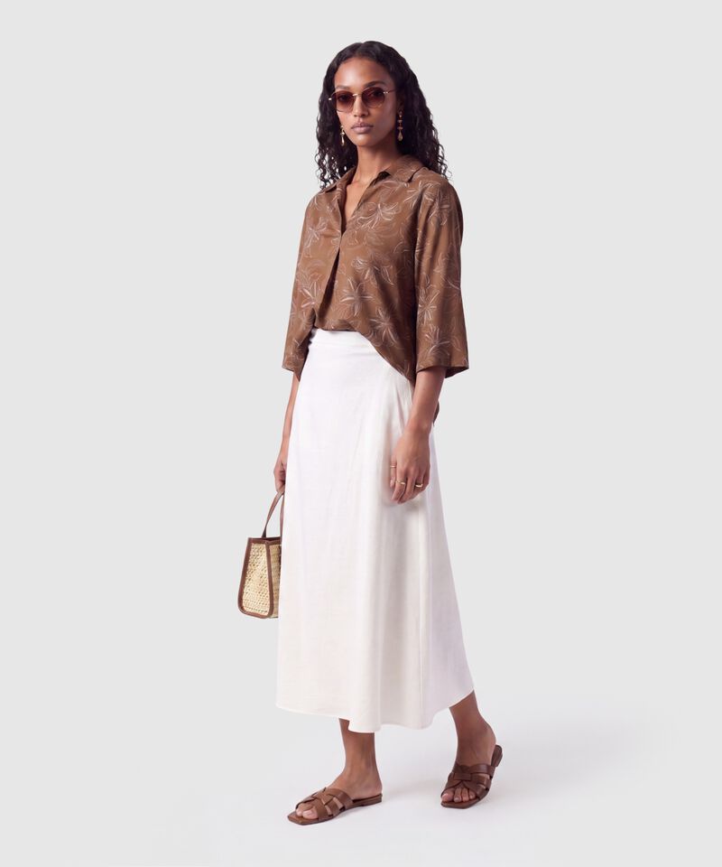 Blusa Manga Tres Cuartos Para Mujer