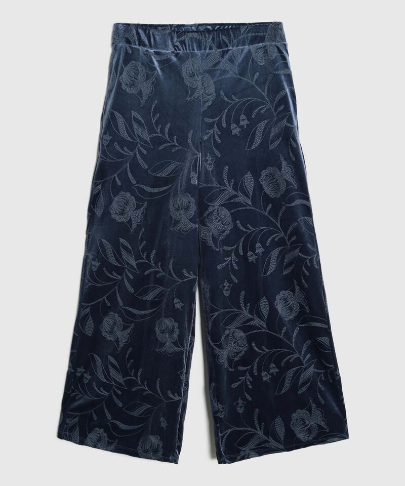 Pantal&oacute;n Bota Ancha Con Textura Para Mujer