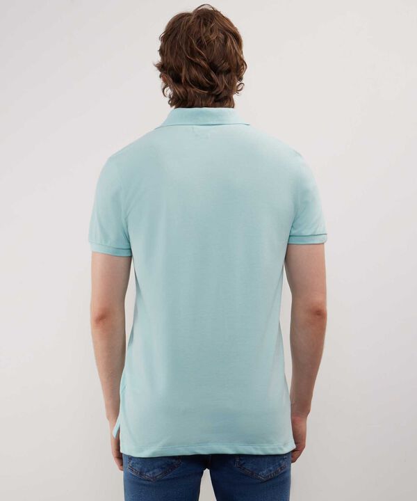 Polo Tejido Unicolor Cuello Y Puños Tejidos,Sin Bolsillo Con Hiladillo.