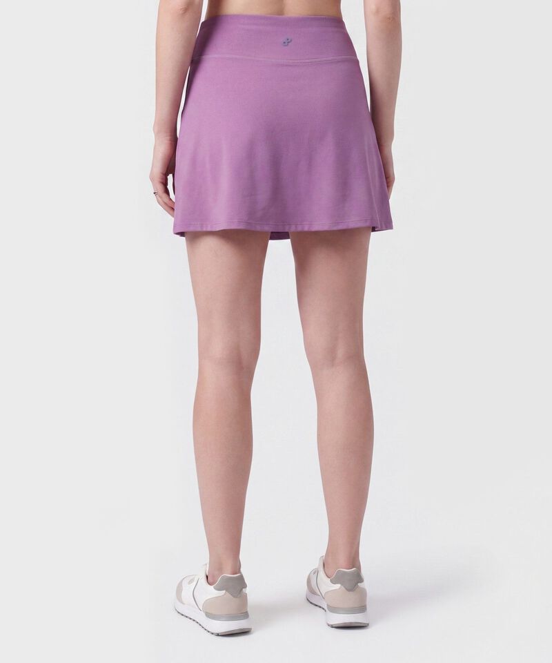 Falda Mujer Deportiva Corta Tiro Alto