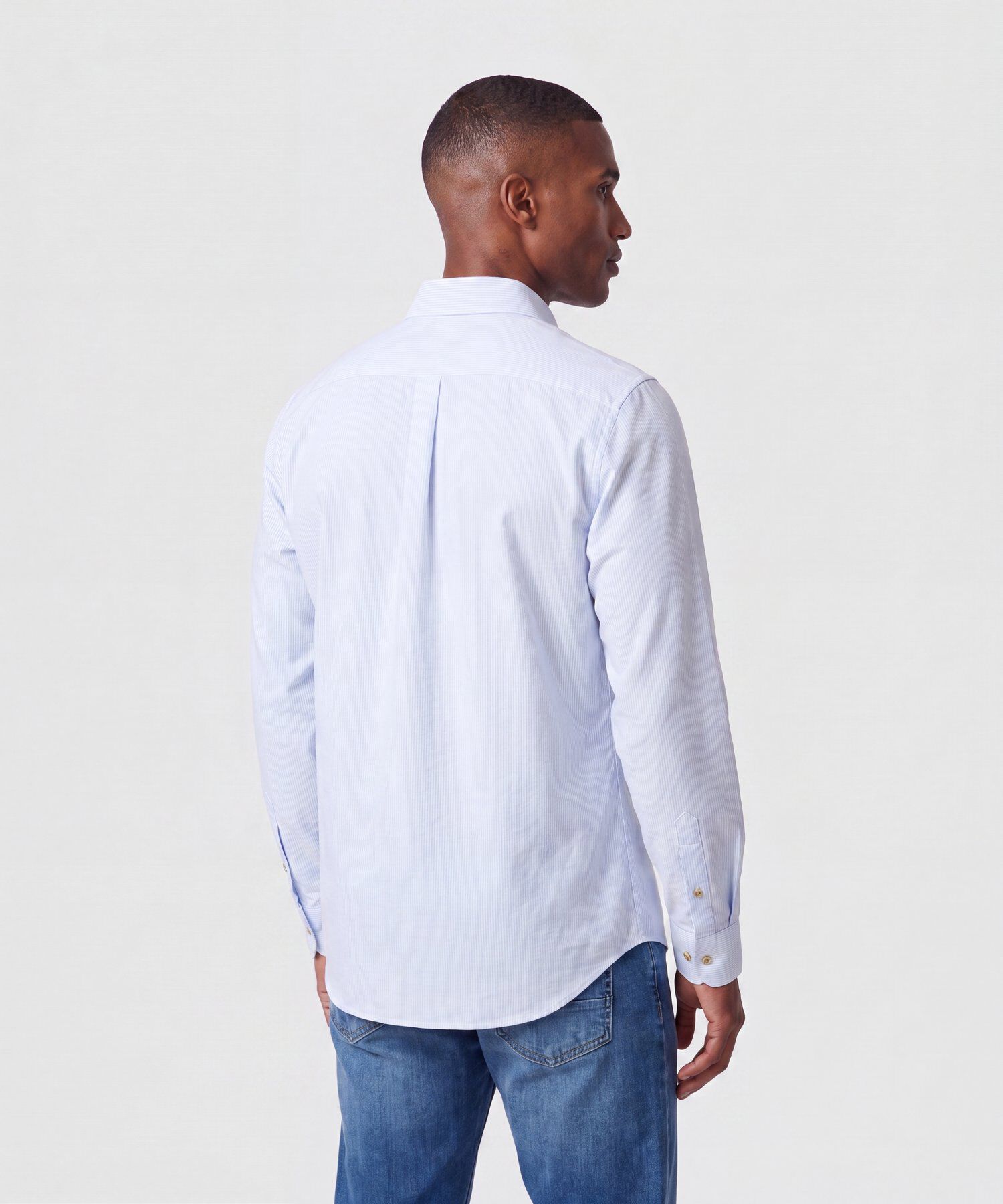 Camisa Manga Larga con Bolsillo Para Hombre