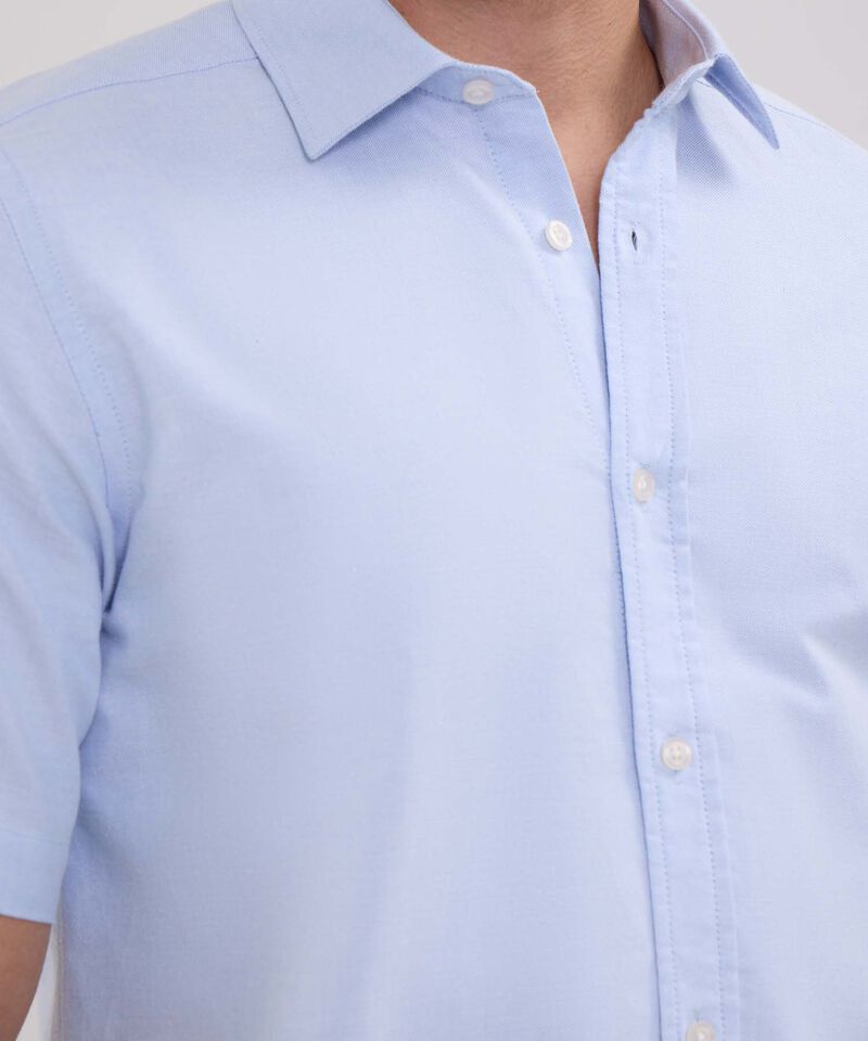 Camisa Manga Corta Oxford