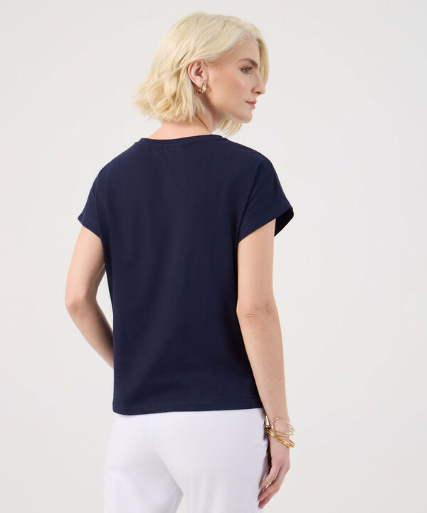 Camiseta Manga Corta Con Estampado