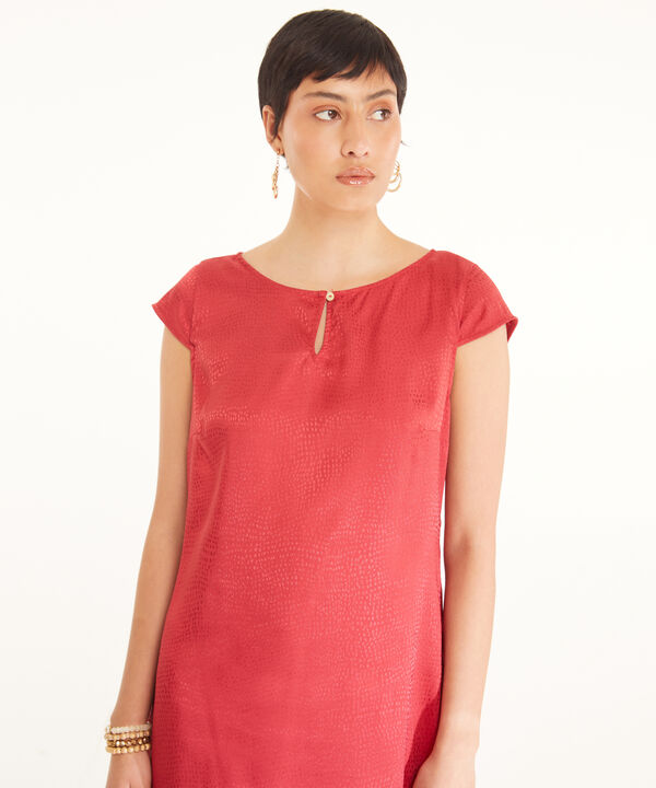 Vestido Cuello Redondo Tipo Talego
