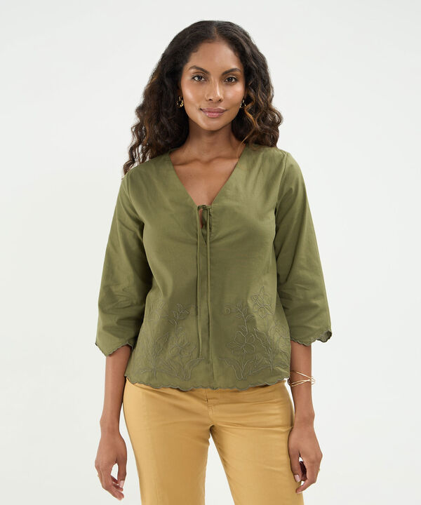Blusa Bordada Para Mujer image number null