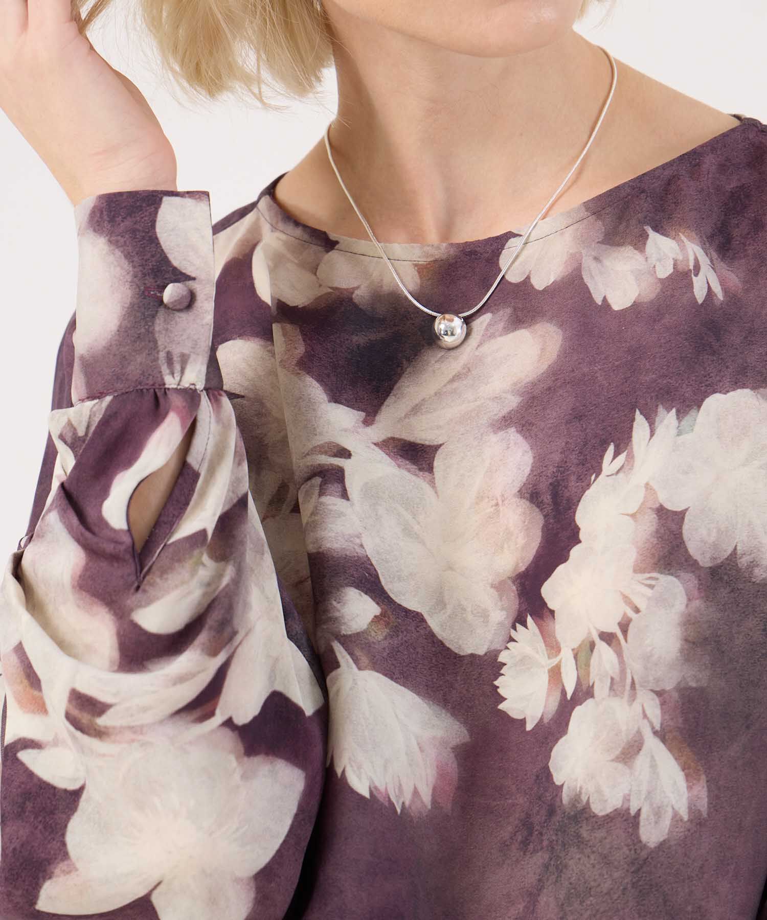 Blusa  Manga Larga Con Estampado