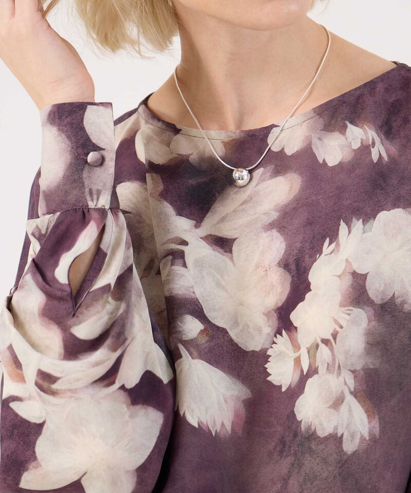 Blusa  Manga Larga Con Estampado