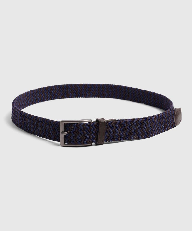 Cinturón Elástico Trenzado Estilizado Para Hombre