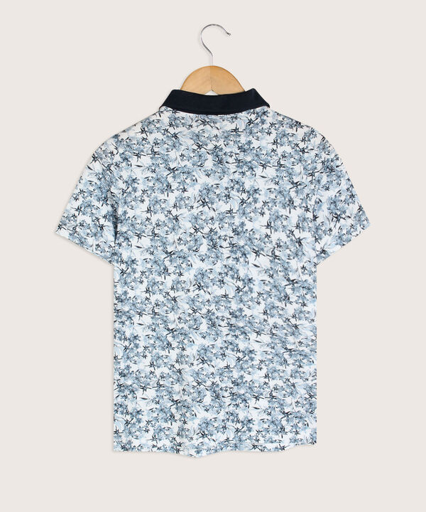 Polo Estampado Manga Corta