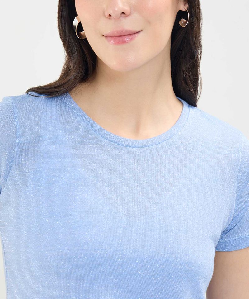 Camiseta con Lurex
