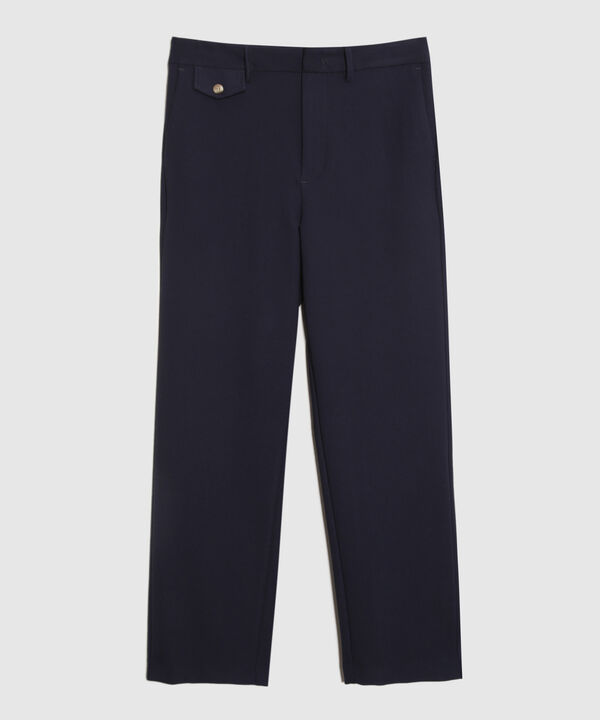 Pantalón Formal con Bolsillos image number null